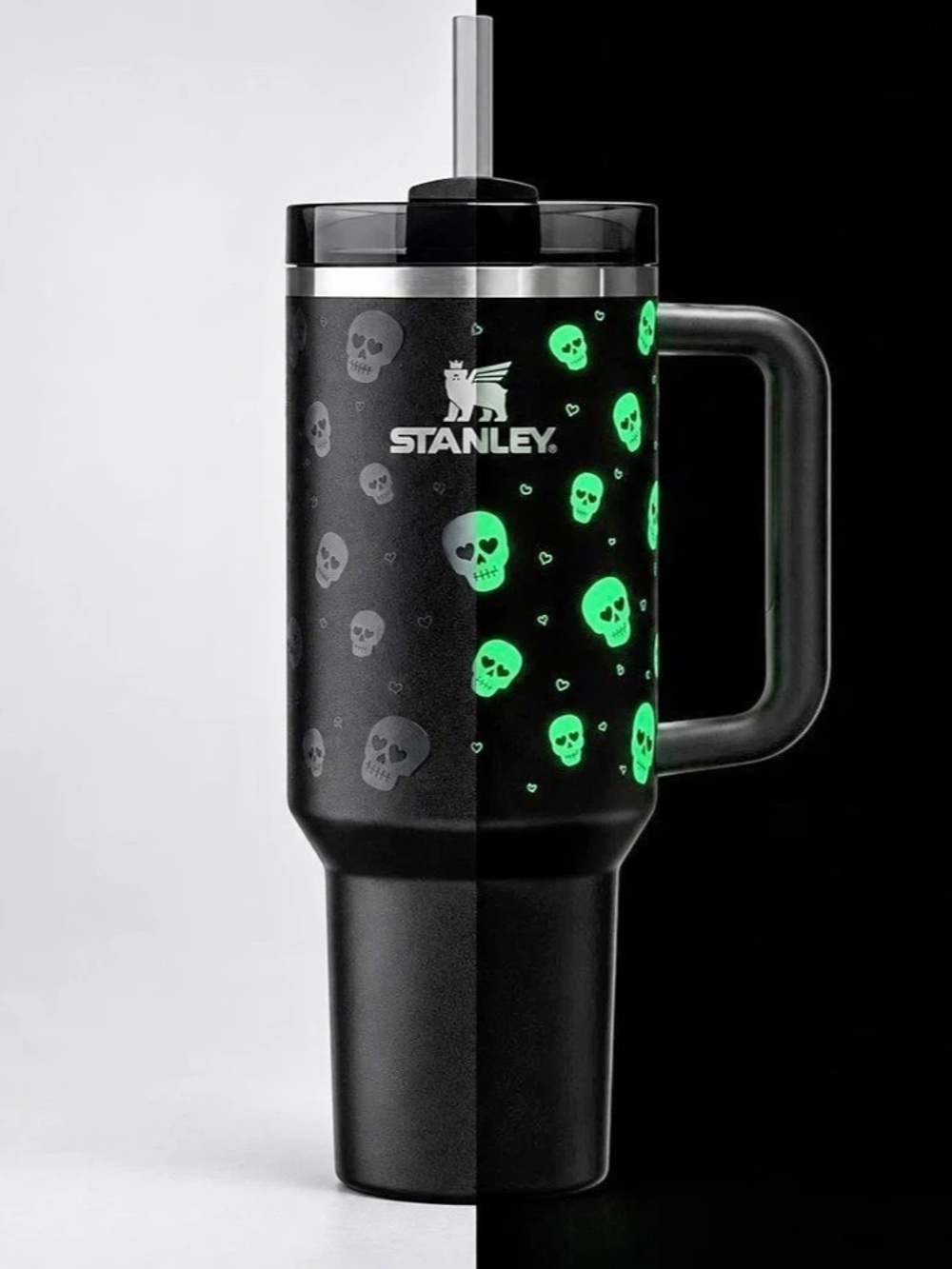 Stanley H2.0 FlowState Quencher Tumbler Sweetheart Skulls Sweetheart Skulls 30oz